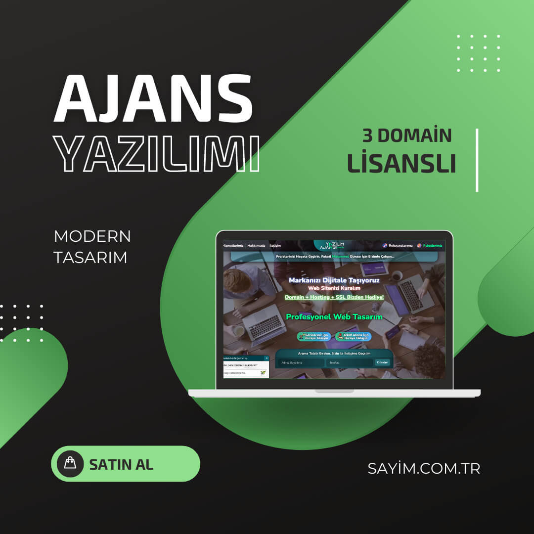 Sayim Dijital Ajans Yazılımı