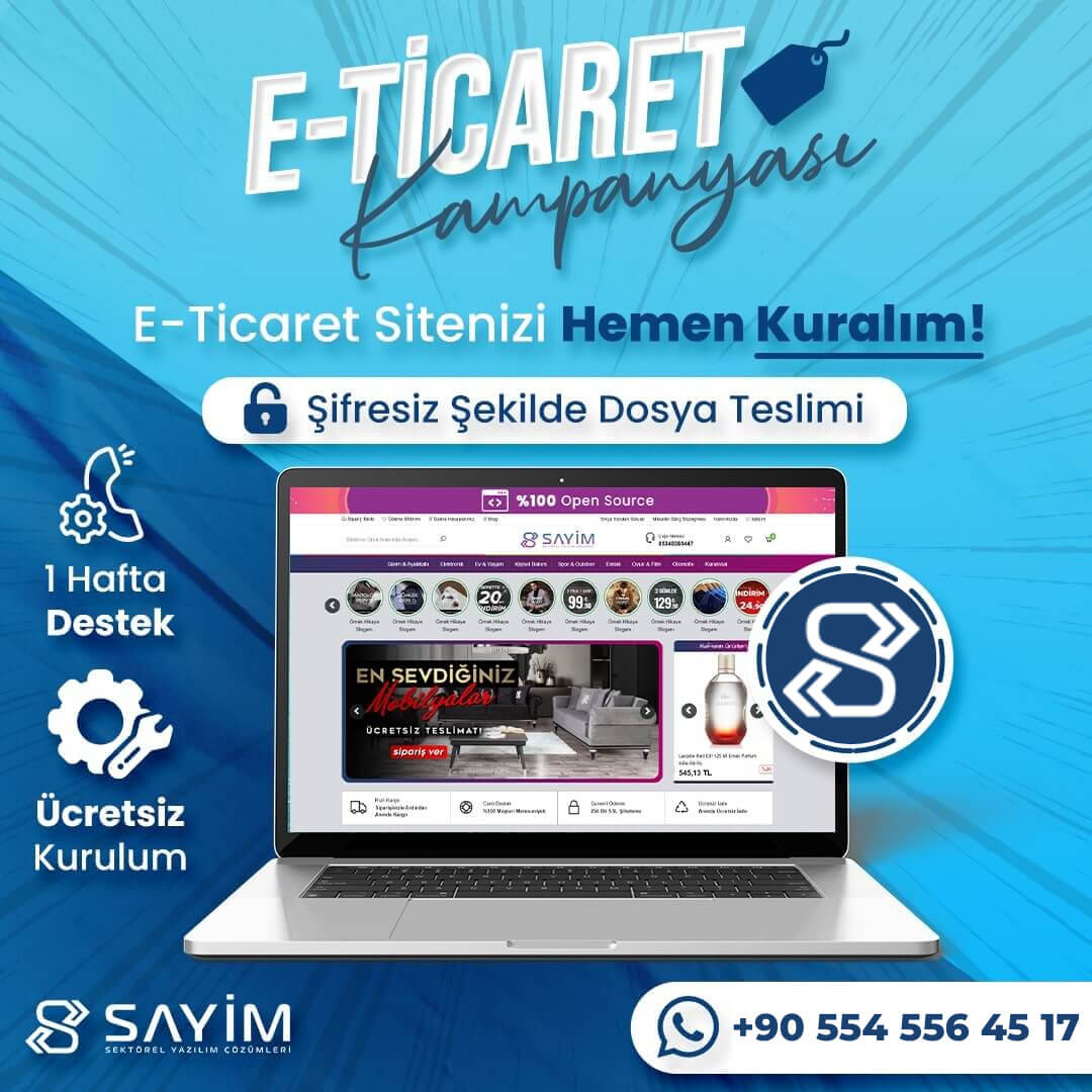 Sayim E-Ticaret v3