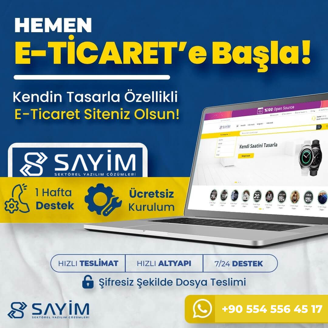 Sayim E-Ticaret v6